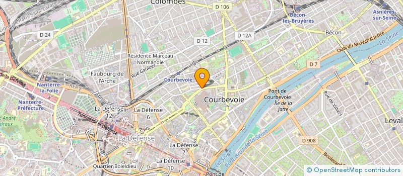 localisation de l'entreprise SP ENSEIGNEMENT à COURBEVOIE