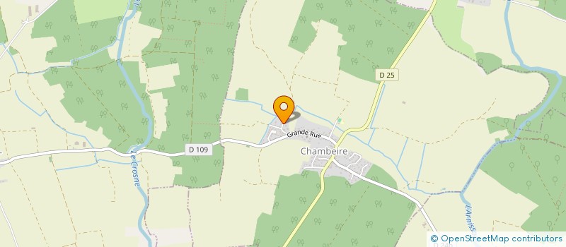 localisation de l'entreprise SP ESPACES VERTS  CHAMBEIRE