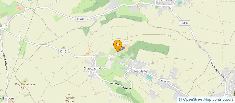 localisation de l'entreprise SP ET E  CHAPTUZAT