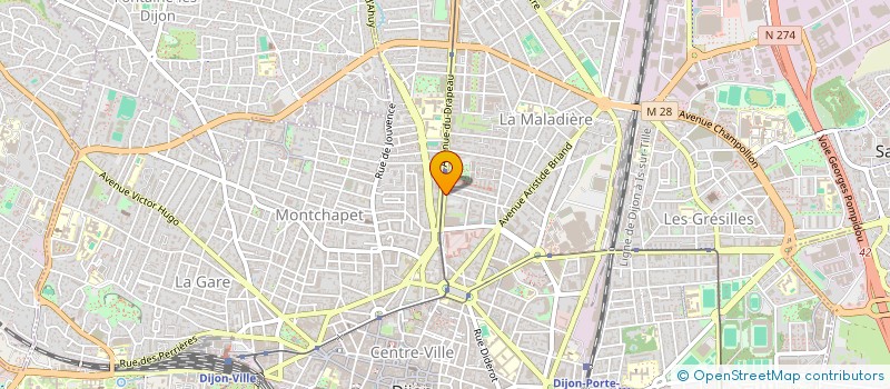 localisation de l'entreprise SP FERMETURES à DIJON