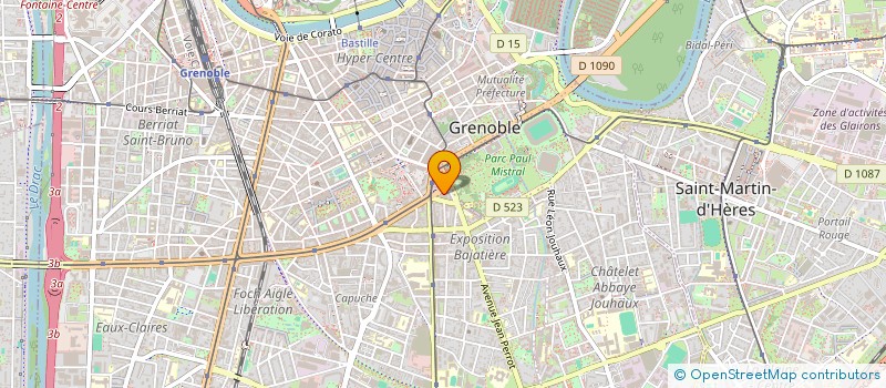 localisation de l'entreprise SP FINANCE à GRENOBLE