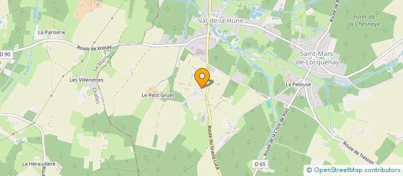 localisation de l'entreprise SP FINANCES  VAL-DE-LA-HUNE