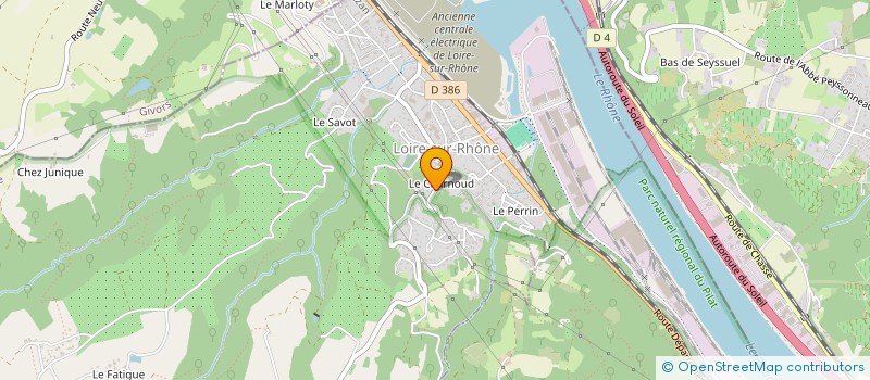 localisation de l'entreprise SP-FIX  LOIRE-SUR-RHONE