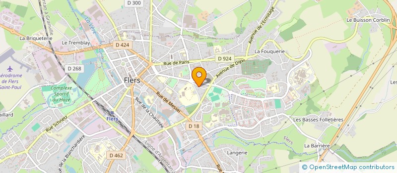 localisation de l'entreprise SP GAZ PLOMBERIE à FLERS