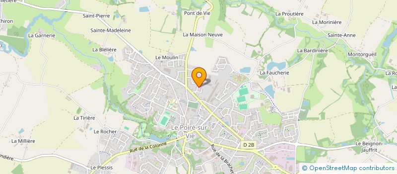 localisation de l'entreprise SP GESTION à LE POIRE-SUR-VIE