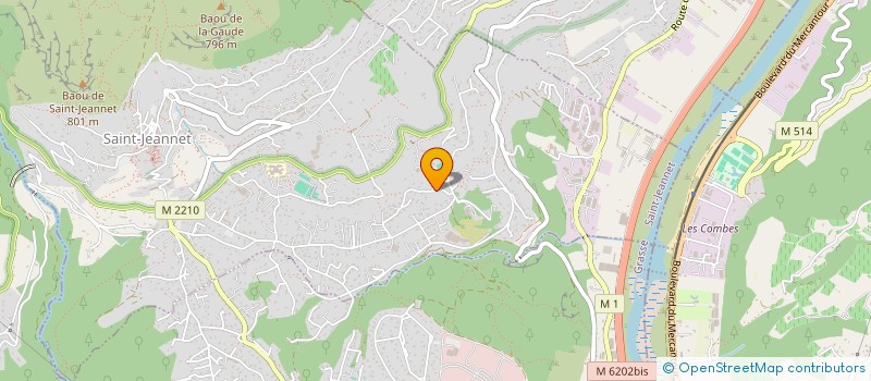 localisation de l'entreprise SP GESTION  SAINT-JEANNET