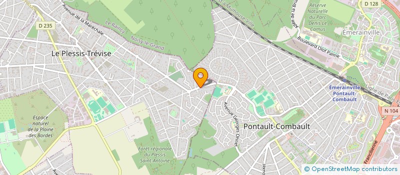 localisation de l'entreprise SP GESTION  LE PLESSIS-TREVISE