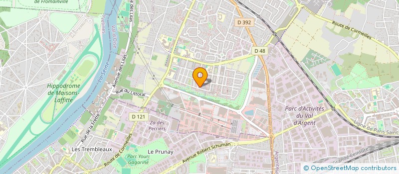 localisation de l'entreprise SP GESTION & CONSEIL  CORMEILLES-EN-PARISIS