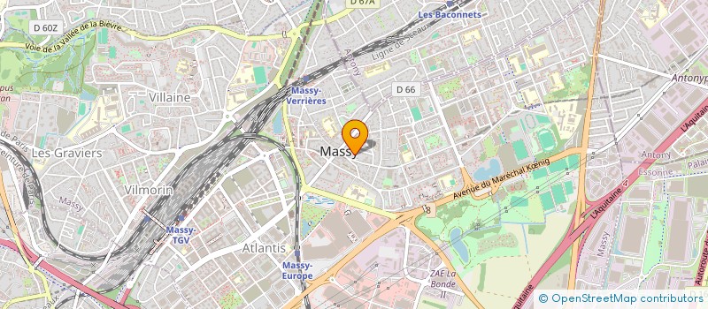localisation de l'entreprise SP GROUP  MASSY