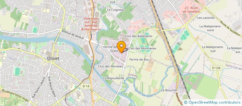 localisation de l'entreprise SP HERITAGE à ORLEANS