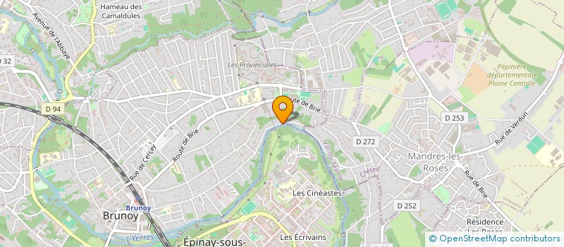 localisation de l'entreprise SP HOLDING à BRUNOY