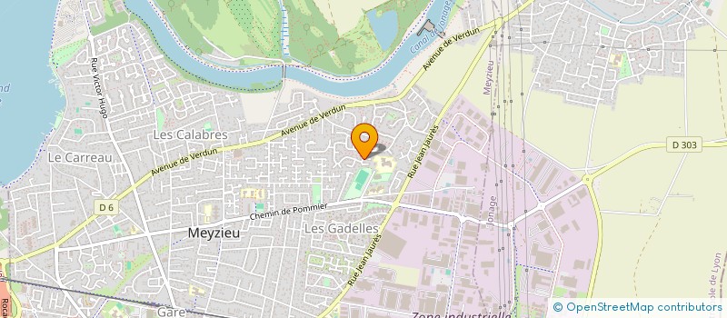 localisation de l'entreprise SP HOLDING  MEYZIEU