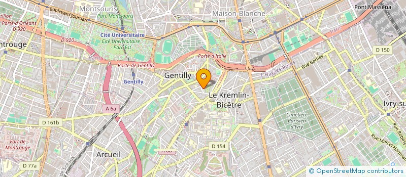 localisation de l'entreprise SP HOLDING  PARIS