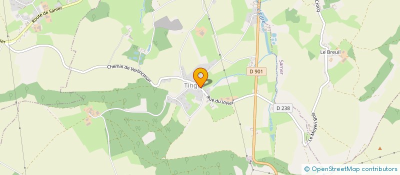 localisation de l'entreprise SP HOLDING  TINGRY