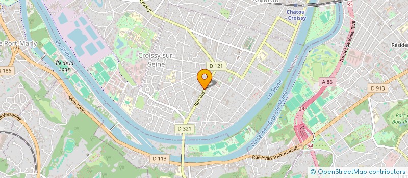 localisation de l'entreprise SP HOMES  CROISSY SUR SEINE