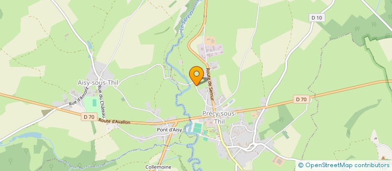 localisation de l'entreprise SP'HORSE & CO  PRECY-SOUS-THIL