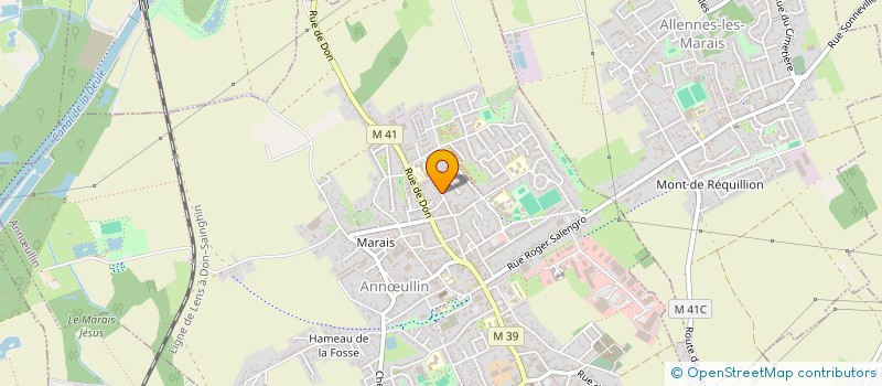 localisation de l'entreprise SP I  ANNULLIN