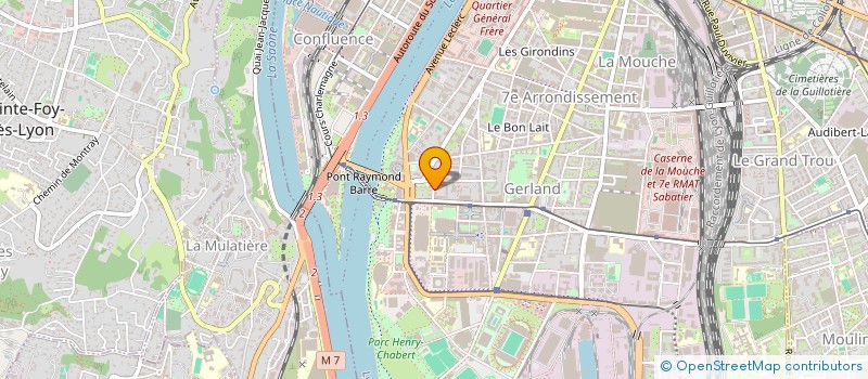 localisation de l'entreprise SP IMMO 7  LYON