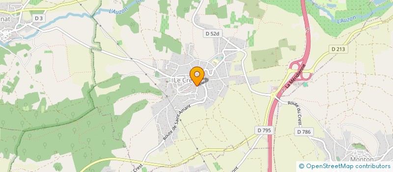 localisation de l'entreprise SP IMMO  LE CREST