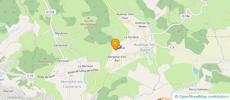 localisation de l'entreprise SP IMMO à SAINT-GIRONS