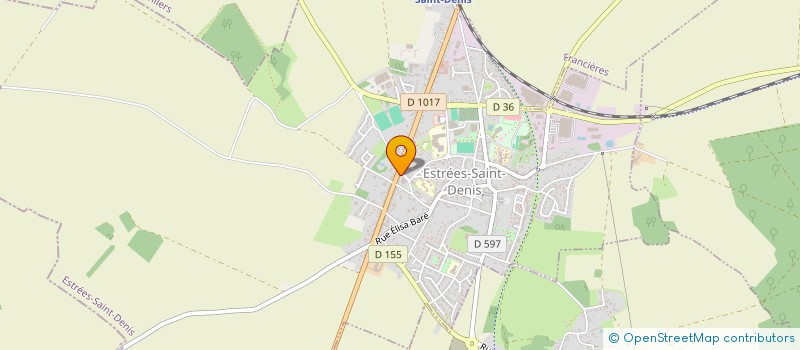 localisation de l'entreprise SP IMMO  ESTREES-SAINT-DENIS