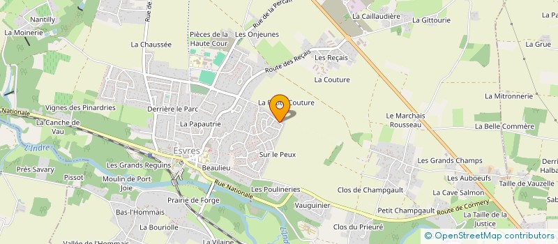 localisation de l'entreprise SP IMMO  ESVRES