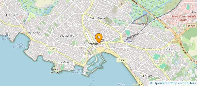 localisation de l'entreprise SP IMMO ROYAN  ROYAN