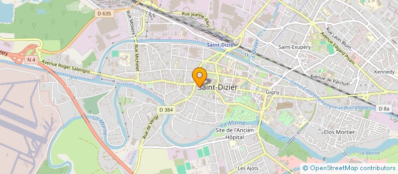 localisation de l'entreprise SP IMMOBILIER à SAINT-DIZIER