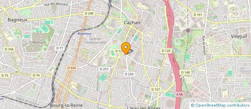 localisation de l'entreprise SP IMMOBILIER  CACHAN