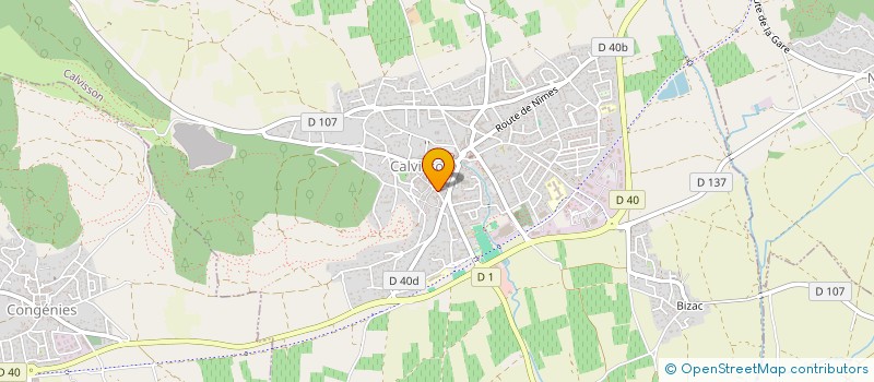 localisation de l'entreprise SP INFO  CALVISSON