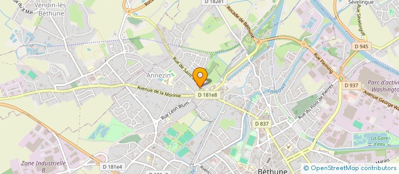 localisation de l'entreprise SP INVEST  ANNEZIN