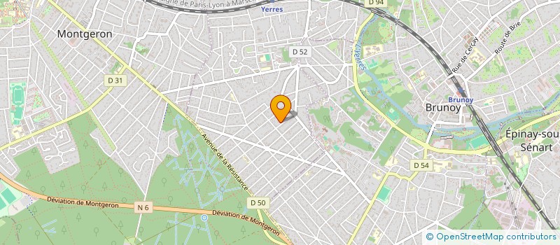 localisation de l'entreprise SP INVEST  YERRES