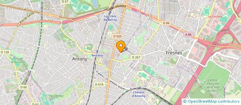 localisation de l'entreprise SP INVESTISSEMENT à ANTONY
