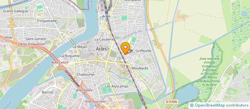 localisation de l'entreprise SP INVESTISSEMENTS  ARLES