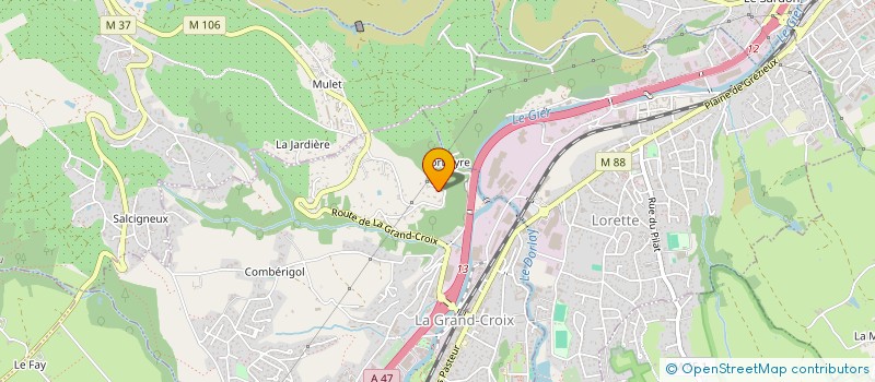 localisation de l'entreprise SP INVESTISSEMENTS  LA GRAND-CROIX