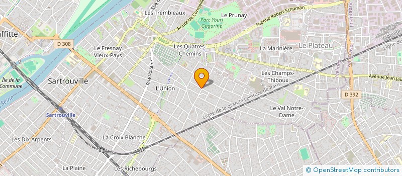 localisation de l'entreprise SP INVESTMENT  SARTROUVILLE