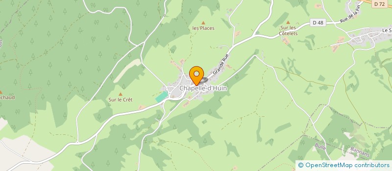 localisation de l'entreprise SP LE VIVIER  CHAPELLE-D'HUIN