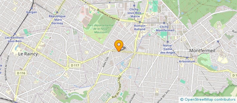 localisation de l'entreprise SP LOCATION à GAGNY