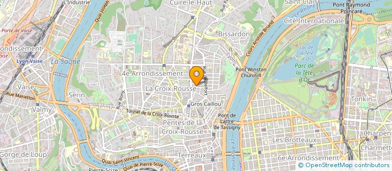 localisation de l'entreprise SP MAREE ACHATS à LYON