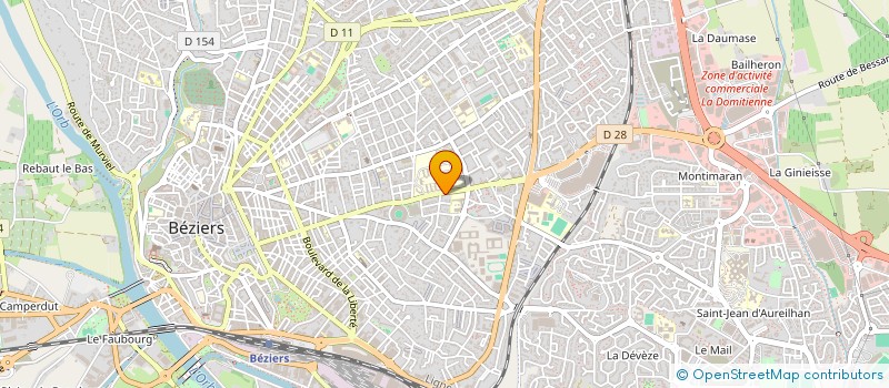 localisation de l'entreprise SP MAREILLE  BEZIERS