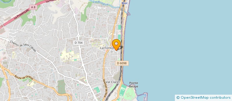localisation de l'entreprise SP MARINA  ANTIBES
