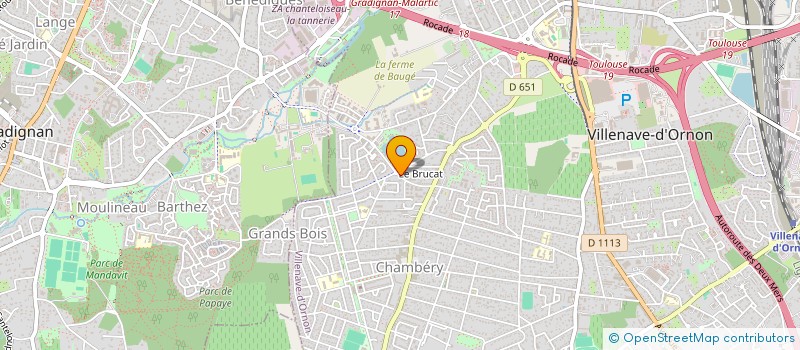 localisation de l'entreprise SP MARKET  VILLENAVE-D'ORNON