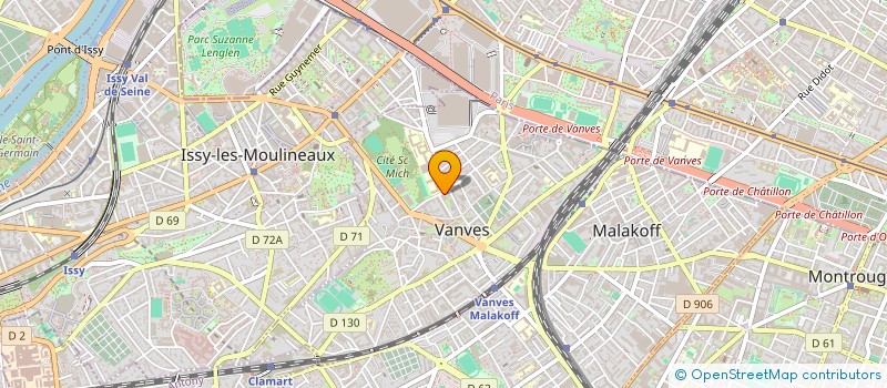 localisation de l'entreprise SP MEDIA à VANVES