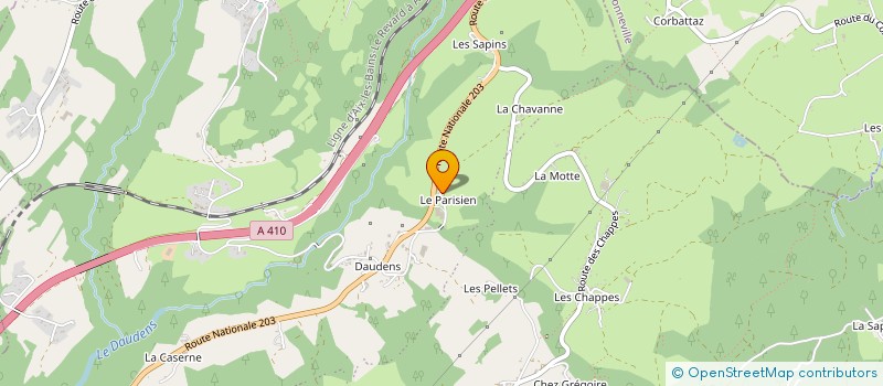 localisation de l'entreprise SP MENUISERIE à FILLIERE