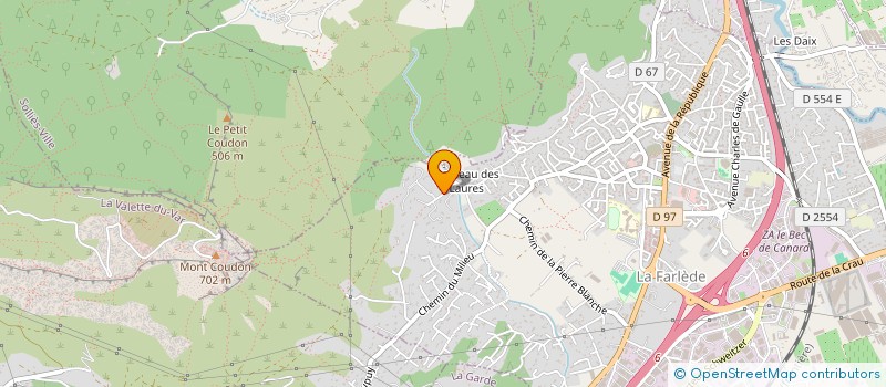 localisation de l'entreprise SP MENUISERIES à LA FARLEDE