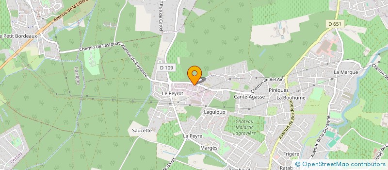 localisation de l'entreprise SP MENUISERIES SERGE PAGNAT à LEOGNAN