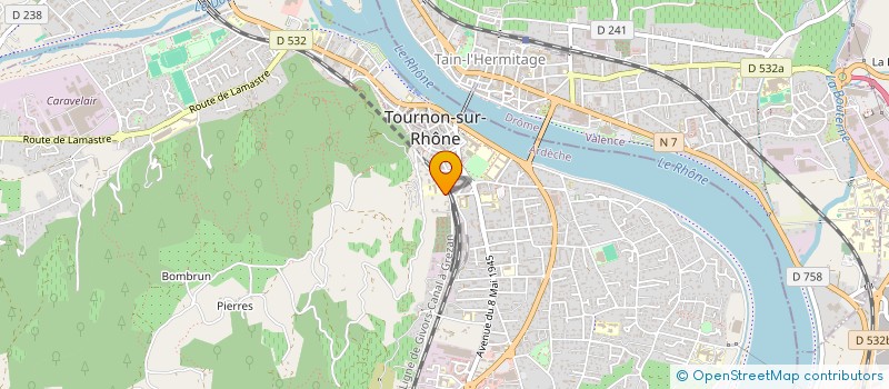 localisation de l'entreprise SP MEZELY à TOURNON-SUR-RHONE