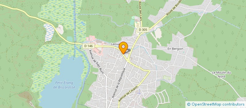 localisation de l'entreprise SP MULTIMEDIAS  BISCARROSSE