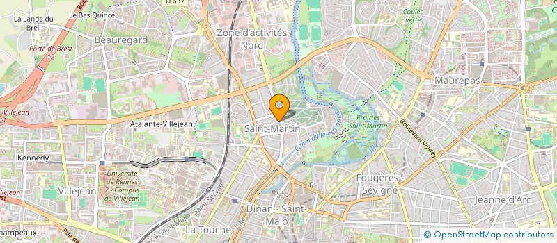 localisation de l'entreprise SP MUSIC  RENNES