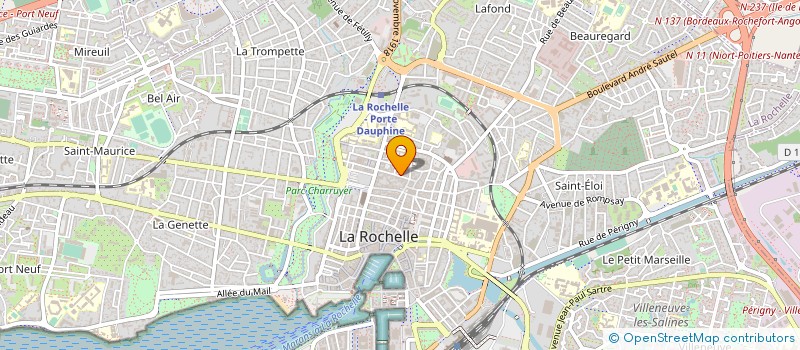 localisation de l'entreprise SP MUSIQUE SARL à LA ROCHELLE